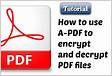 Encrypt and Decrypt PDF Files in Java